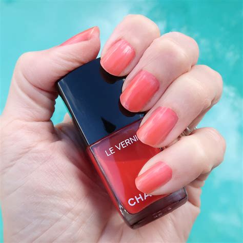 chanel nail watermelon|chanel nail polish.